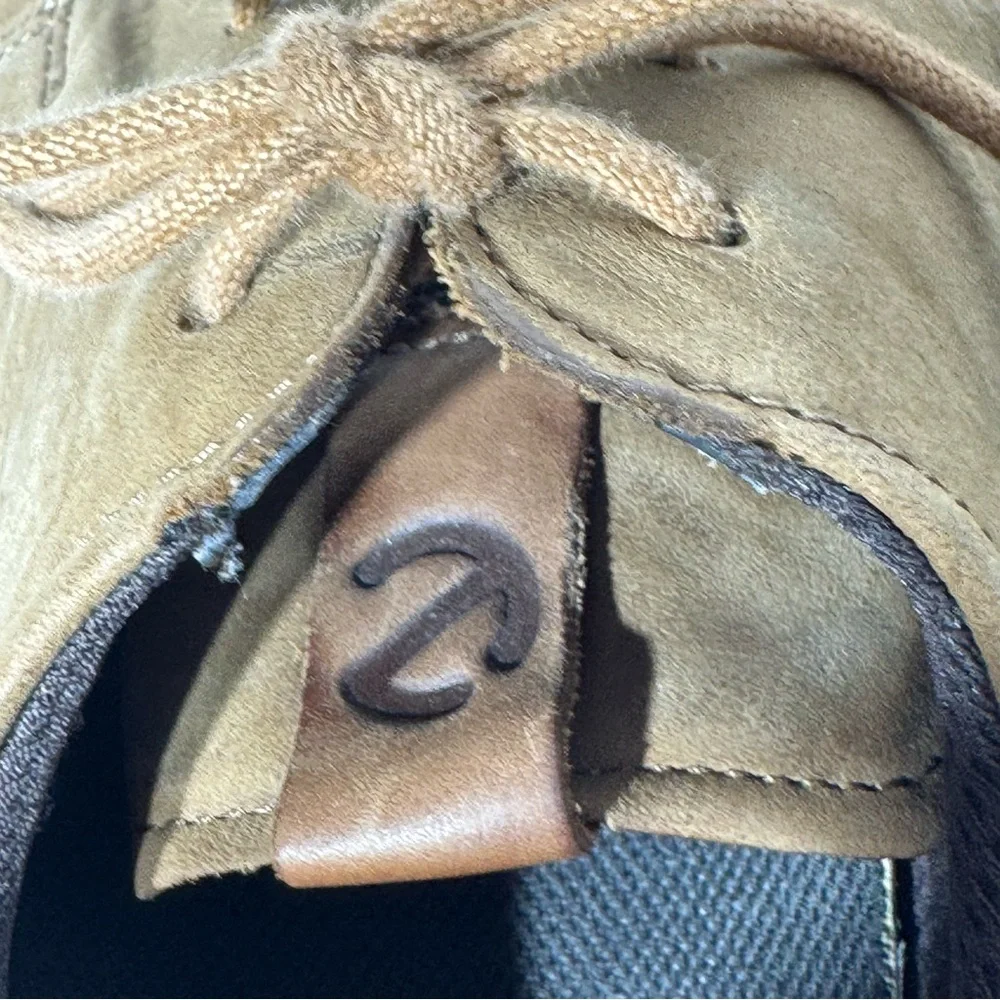 Men ECCO CS20 Hybrid‎ Derby Shoes Camel/Cashmere Cap Toe Oxford 44-US 10/10.5